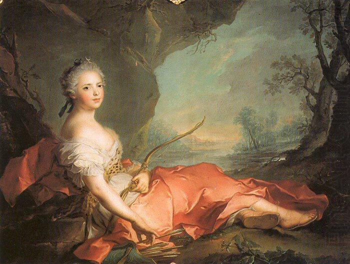 Jean Marc Nattier Marie-Adlaide of France as Diana china oil painting image